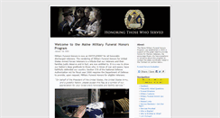 Desktop Screenshot of funeralhonors.org